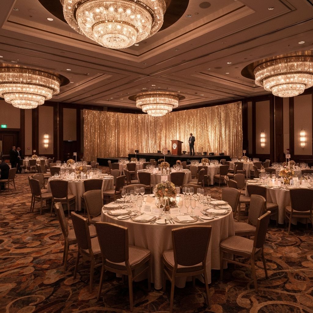 Elegant corporate gala event